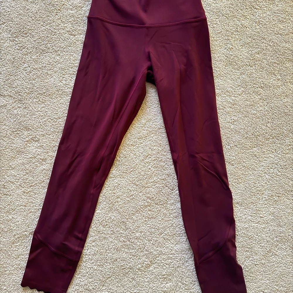 Lululemon Align Leggings with Scallop hem